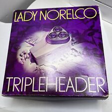 Vintage Lady Norelco Tripleheader Tested Works Made In Holland picture