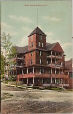 c1910s Liberty, New York Postcard HOTEL REED Building / Street View - Unused picture