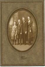 Original Antique Photo-Folder-Norton Kansas-Lady-3 Older Children-Reed Studio picture