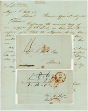 1833 LETTER ARGENTINA to FRED HUTH LONDON via SHIP CLUTHA picture