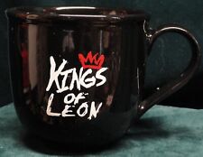 Scarce KINGS OF LEON Black White and Red LARGE Coffee Cup Mug - LOOK picture