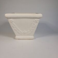 Vintage Plaster/Ceramic Planter 1986, Ready to be Painted picture