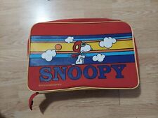 Vintage 1965 Snoopy Red Barron Retro Suitcase, Red-United Feature Syndicate picture