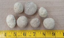 Native American Paleo Indian Artifacts Lot Of Game Stones Pieces Balls Tools picture