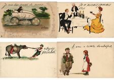 CPA THACKERAY LANCE, ARTIST SIGNED, HUMOR, LITHO, PRE 1910, 17x Postcards (L3183) picture