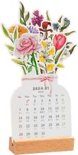Bloomy Flowers Desk Calendar 2024 Small 2024-2025 Mini...  picture