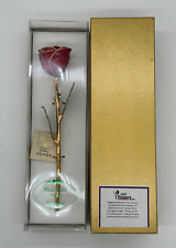 Real Rose Preserved in 24k Gold Valentines Day Gift picture
