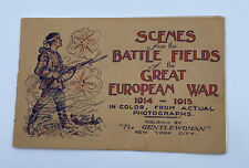 Antique 1914-1915 Scenes from the Battle Fields Pre WW 1 picture