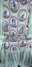 Vtg. Holly Hobbie Bed Spread RARE Print Ruffled Edge  picture
