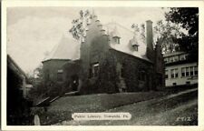 1930'S. TOWANDA, PA. PUBLIC LIBRARY. POSTCARD. picture