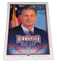 DECISION 2020 CHRISTOPHER WRAY 08/10  Green FOIL picture
