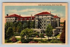 Battle Creek MI-Michigan, Battle Creek Sanitarium Vintage Souvenir Postcard picture