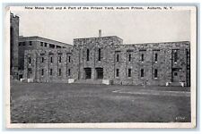 1936 New Mess Hall & Part Of Prison Yard Auburn Prison New York Posted Postcard picture