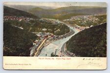 Postcard c.1911 Mauch Chunk Jim Thorpe Pennsylvania from Flag Staff PA picture