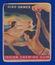 FIRE DANCE 1933 GOUDEY R73 GOUDEY INDIAN GUM series of 216 #159 FAIR NO CREASES picture