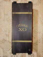 Vintage Cognac Solid Wood Box Wooden OTARD XO w/Brass Hardware- Beautiful Shape picture