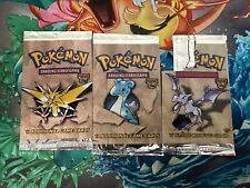 Pokemon Fossil Zapdos Aerodactyl 1 Wotc Opened Edition Booster Packs picture