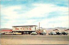 The Thing Mystery of the Mojave Desert Roadside America Attraction 1950 Postcard picture