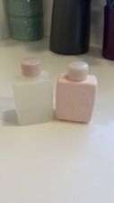 Vintage Celebrity White and Pink 1950s Plastic Travel Containers picture