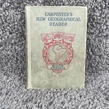 1899 Carpenter's New Geographical Reader SOUTH AMERICA antique book picture