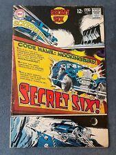 Secret Six #1 1968 DC Comic Book Silver Age Frank Springer Low Grade VG- picture