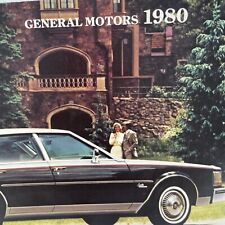 Original 1980 General Motors Full Line Sales Catalog Brochure Cars Trucks Vans picture