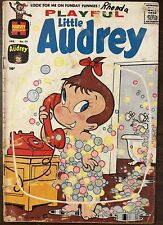 Playful Little Audrey #24, Colorful Bubble Bath Cover, VG 3.5 picture
