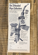 Newspaper Print Ad For 2-Headed Pipe Collectors Sir Walter Raleigh 1961 #0030 picture
