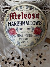 Vintage Melrose Marshmallows 1 lb. Tin picture