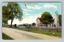 OR-Oregon, A Farmer's Home, Antique, Vintage c1911 Souvenir Postcard picture