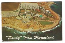 MARINELAND Of The PACIFIC Palos Verdes Aerial View California Postcard CA 1962 picture