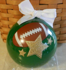 Football Christmas Tree Ornament Our Favorite Star Round Ball picture