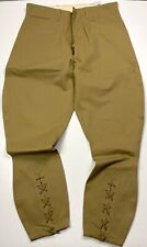 WWI US M1912 COTTON COMBAT FIELD BREECHES TROUSERS- SIZE LARGE 36 WAIST picture