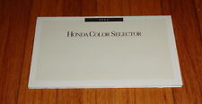 1992 Honda Interior Exterior Color Selector Sales Brochure Civic Prelude Accord picture