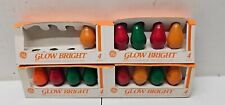 Vtg 13 GE Glow Bright C7 Christmas Replacement Light Bulbs Multi Color Tested picture