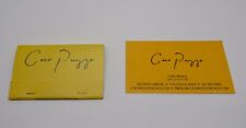 Coco Pazzo Restaurant Chicago 300 W. Hubbard Street Matchbook and Business Card picture