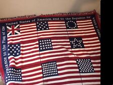 American Flag/Pledge of Allegiance  Patriotic Throw (50