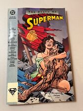 THE DEATH OF SUPERMAN , PAPERBACK, DC COMICS, 1ST PRINT, MODERN AGE, 1993 picture