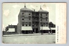 Iola KS-Kansas, YMCA Building, Vintage c1908 Postcard picture
