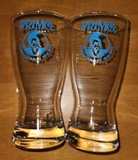 Pair Of PRIMO BEER Glasses The Light Golden Beer Of Hawaii picture
