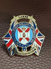 Boyne Square Bonfire Forum 11th July 2021 Orange Order Rare Loyalist Pin Badge picture