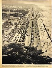 1943 Ocean Beach as seen from Sutro Heights Calif During War WWII Magazine Print picture