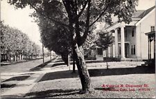 Postcard A View on N. Chauncey Street in Columbia City, Indiana picture