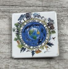 Vintage 1991 Earthly Concerns, Inc. Feel The Rhythm Of The Earth Pin Brooch picture