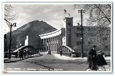c1940's Law School Bridge Santiago Chile Vintage RPPC Photo Postcard picture