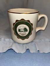 Vintage Michigan State University Heavy Diner Style Coffee Cup Gold Trimmed Mug picture