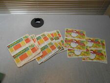 VTG LOT OF 65 USED OHIO LOTTERY TICKETS LUCKY BUCK/SUPER SANTA 1975-1976 picture