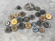 24 Pc Lot Buttons, Tailors, Makers, NH Estate Find Vintage, Antique, Mid Modern picture