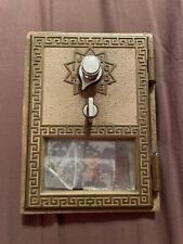VINTAGE US POST OFFICE PO BOX DOOR BRASS from 1960 picture