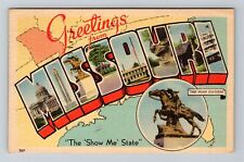 MO-Missouri, General Large Letter Greetings, c1945 Vintage Postcard picture